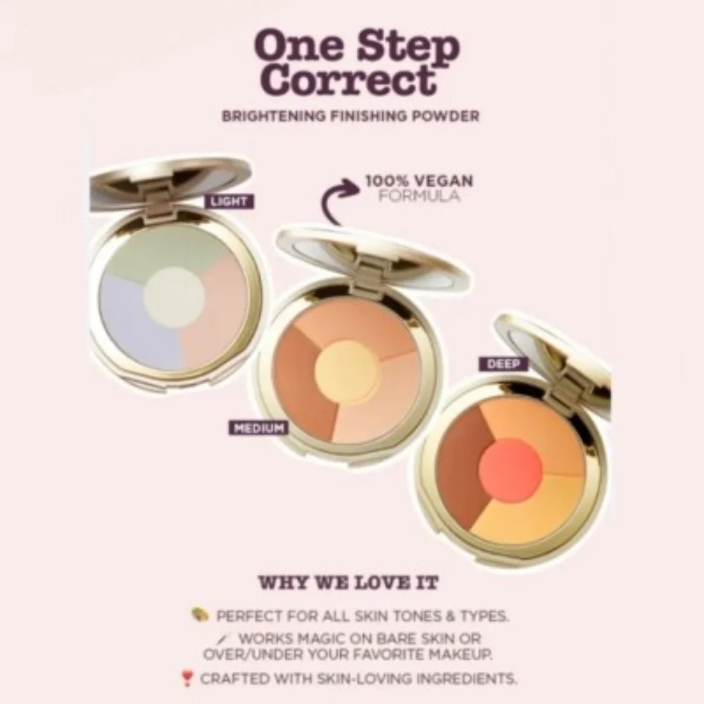 Stila Correct & Perfect All-In-One Color Correcting Pressed Powder Palette-Light